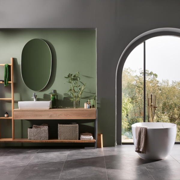 Firefly Bathroom Grey And Green 38487